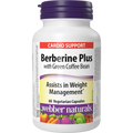 Berbérine Plus avec extrait de grain de café vert- Webber Naturals