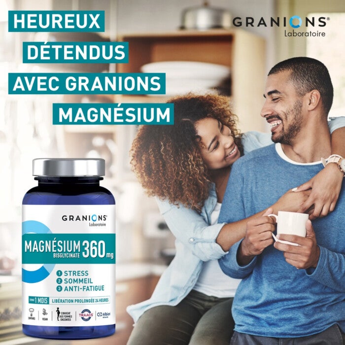 Granions Magnésium bisglycinate 360 mg - 60 comprimés