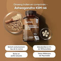 Ashwagandha KSM-66 1500mg/Comprimé - 180 Micro Comprimés Vegan (6 Mois)