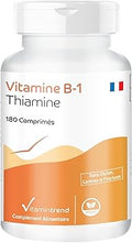 Vitamintrend Vitamine B1 hautement dosée 100 mg, 180 comprimés, thiamine, complément alimentaire vegan sans additifs