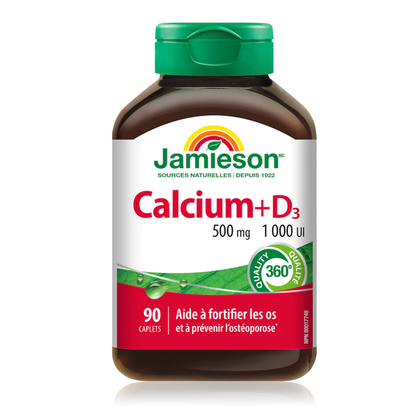 Calcium + Vitamine D3 Absorption optimale Soutien de la santé osseuse