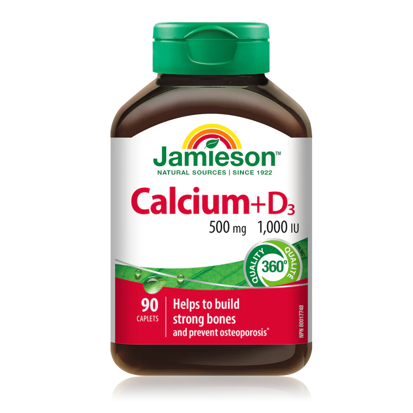 Calcium + Vitamine D3 Absorption optimale Soutien de la santé osseuse