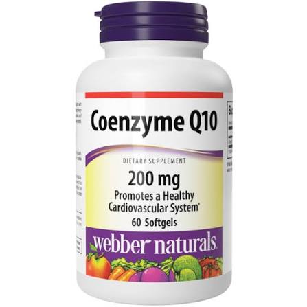 Complément alimentaire | Webber Naturals CoQ10 200 mg