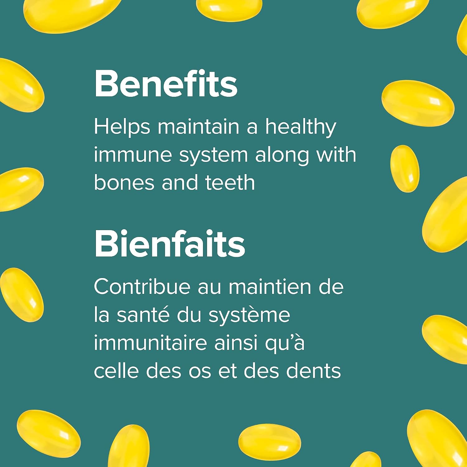 Complément alimentaire | Webber Naturals Huile de foie de morue Vitamine A Vitamine D 1 250 UI/400 UI