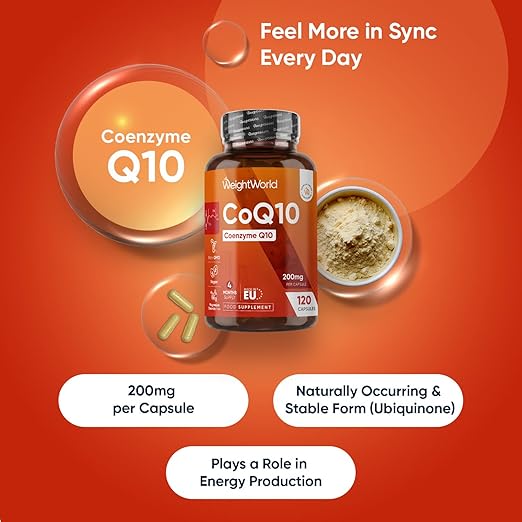 CoQ10 Pur 120 capsules| 200mg| weightworld