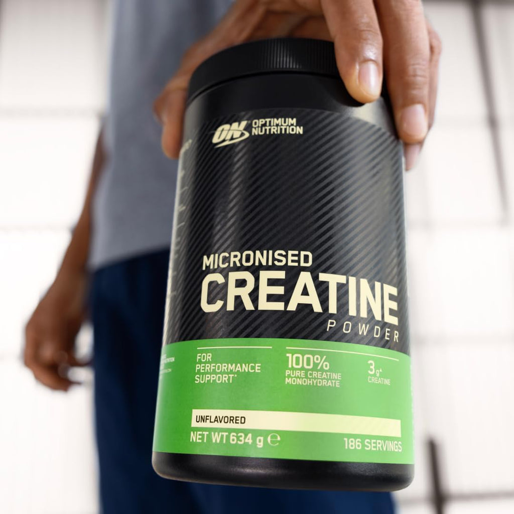 Complément alimentaire| Optimum Nutrition Créatine Micronisée en Poudre, Sans Arôme, 317g, 93 Doses