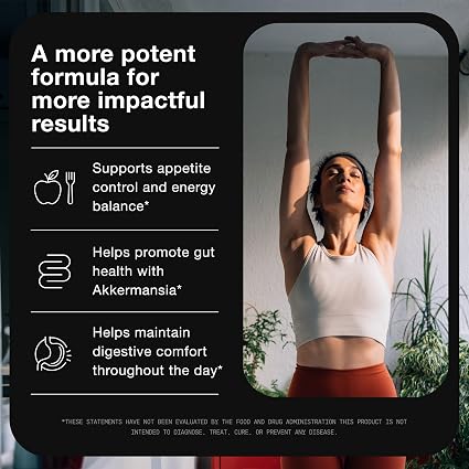 Toniiq GLP-1 Support – avec GlucoVantage® Dihydroberbérine et Akkermansia | Soutien de perte de poids et de la satiété – 120 capsules