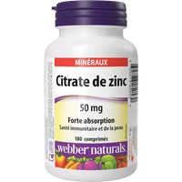 citrate de zinc 50mg
