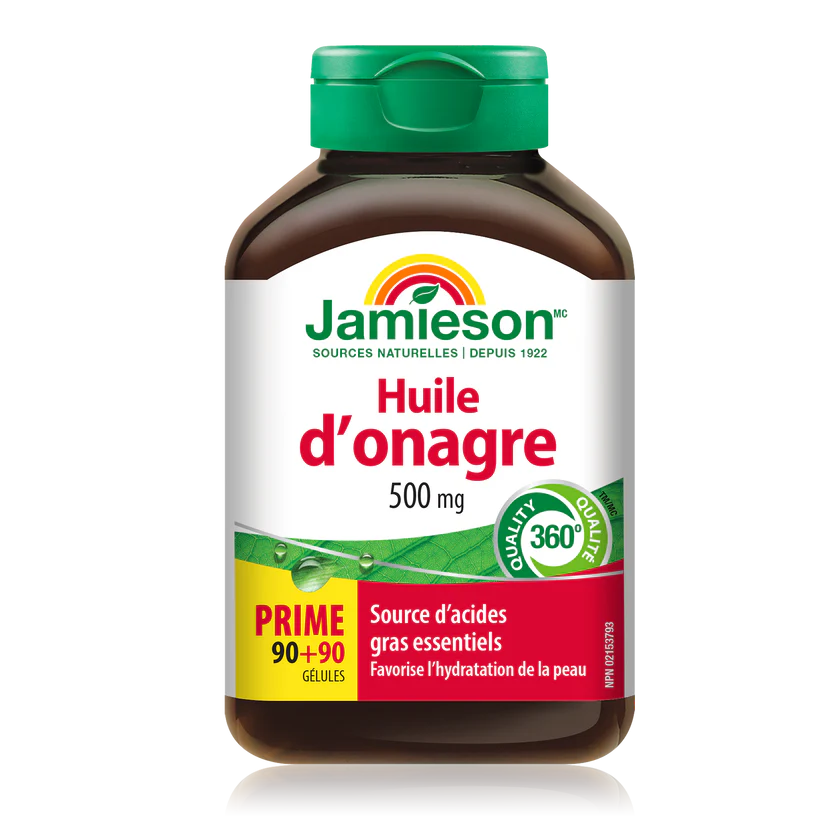 Evening Primrose Oil 500 mg- 180 gélules