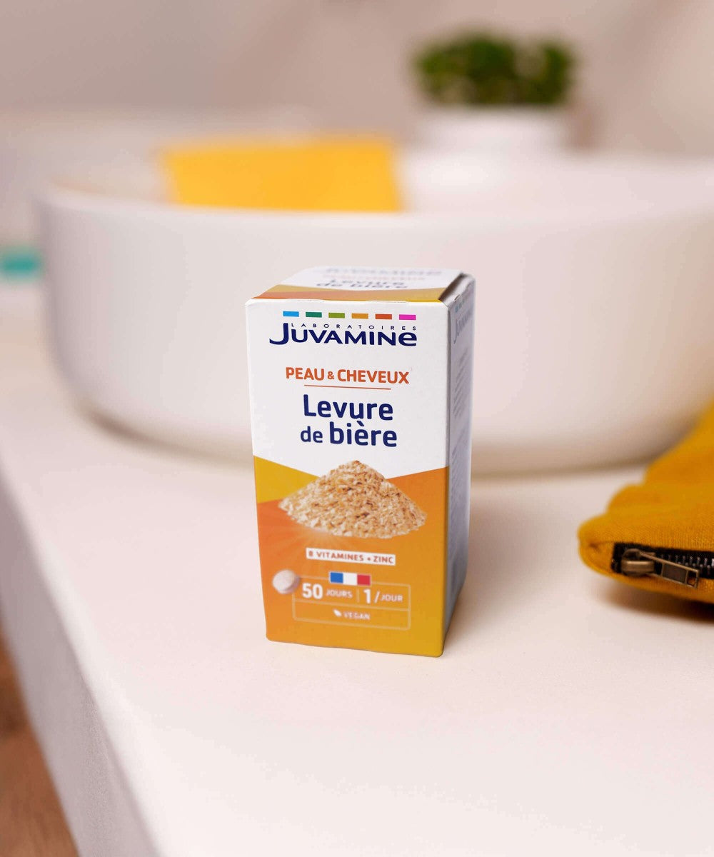 Juvamine |LEVURE DE BIÈRE Beauté de la peau et cheveux