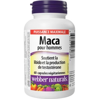 Webber Naturals maca pour hommes