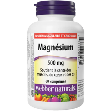 Complément alimentaire| Magnésium 500 mg - 60 comprimés