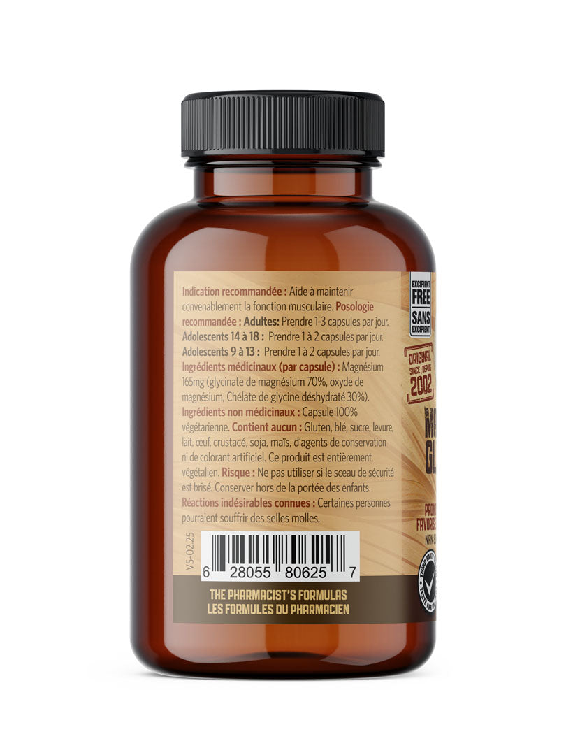 Complément alimentaire | Pure Lab Vitamins Magnesium Glycinate, 120 capsules vegan