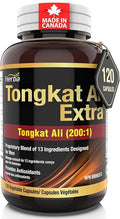 Herba Tongkat Ali Complément alimentaire pour homme – Extrait 200:1- 120 capsules