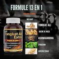 Herba Tongkat Ali Complément alimentaire pour homme – Extrait 200:1- 60 capsules