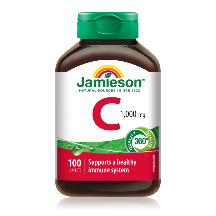 Vitamine C 1 000 mg Jamieson- Soutient la santé immunitaire